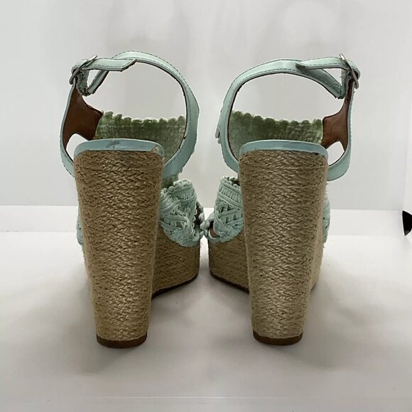 Lucky Brand - Woman’s Size 8 Wedge Heel Mint Green - Picture 4 of 6